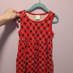 😍$10 WHEN BUNDLED 😍Red Floral Sleeveless Dress